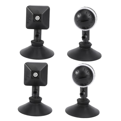 FIXOSHEE 4 Stück Aquarium Luftstein mit Saugnapf Sauerstoffstein für Süß und Langlebiger Bubble Diffuser Kleine Blasenverteilung Geeignet für Fischbecken und Hydroponik von FIXOSHEE