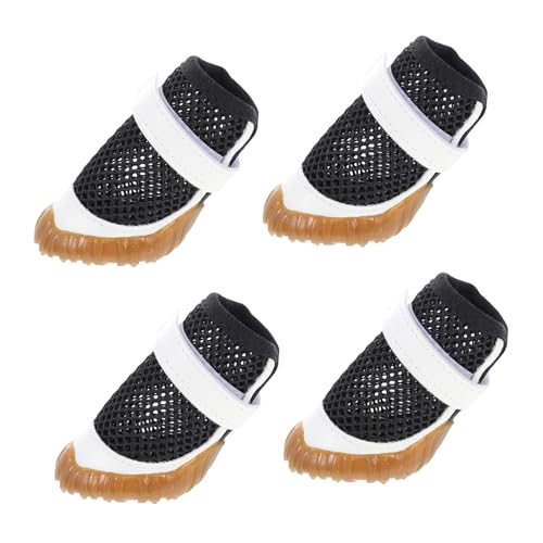 FIXOSHEE 4 Stück Atmungsaktive Hundeschuhe aus Mesh rutschfeste Pfotenschutz für Kleine und Mittelgroße Hunde für Sommer und Outdoor Aktivitäten FIXOSHEE 4 Stück Atmungsaktive Hundeschuhe aus Mesh rutschfeste Pfotenschutz für Kleine und Mittelgroße Hunde für Sommer und Outdoor Aktivitäten von FIXOSHEE