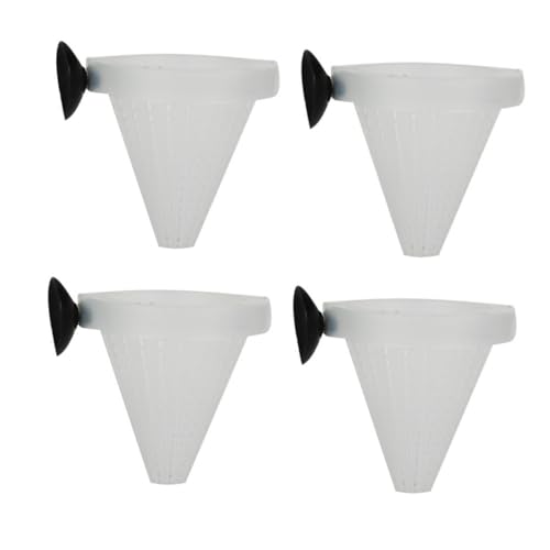 FIXOSHEE 4 Stück Teiliges Futterbecher Saugnapf Transparenter Kunststoff futterspender für Aquarien Geeignet für Fischfutter Rote Würmer und Kleine Wasserlebewesen Zufällige Farbe FIXOSHEE 4 Stück Teiliges Futterbecher Saugnapf Transparenter Kunststoff futterspender für Aquarien Geeignet für Fischfutter Rote Würmer und Kleine Wasserlebewesen Zufällige Farbe von FIXOSHEE