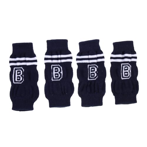 FIXOSHEE 4 Stück Teiliges Hundebeinschoner rutschfeste Pfotenschutz socken Atmungsaktiv Bequem Dekorative Tier Leggings für Kleine bis Mittelgroße Hunde Optimaler Schutz bei von FIXOSHEE
