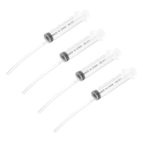 FIXOSHEE 4 Stück Teiliges Vogelfutter und Wasserspender für Tauben Multifunktionaler Fütterungsinjektor für Medikamente Wasser oder Milch Praktisch und Leicht für Aufzucht von Vögeln von FIXOSHEE