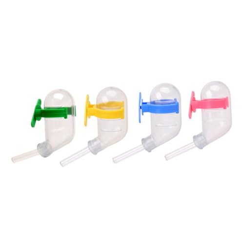 FIXOSHEE 4Stücke Leckage Wasserschalen für Hamster Teiliges mit Zufallsfarben Trinkzubehör für Haustiere zu Installieren Langlebig und Geruchsneutral von FIXOSHEE
