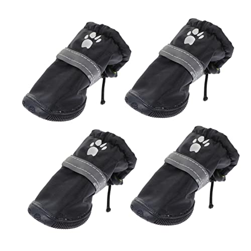 FIXOSHEE 4stücke Hundeschuhe Für Kleine Und Mittelgroße Hunde rutschfest Reflektierend Teiliges Für Outdoor-aktivitäten Schützt Die Pfoten Bei Regen FIXOSHEE 4stücke Hundeschuhe Für Kleine Und Mittelgroße Hunde rutschfest Reflektierend Teiliges Für Outdoor-aktivitäten Schützt Die Pfoten Bei Regen von FIXOSHEE