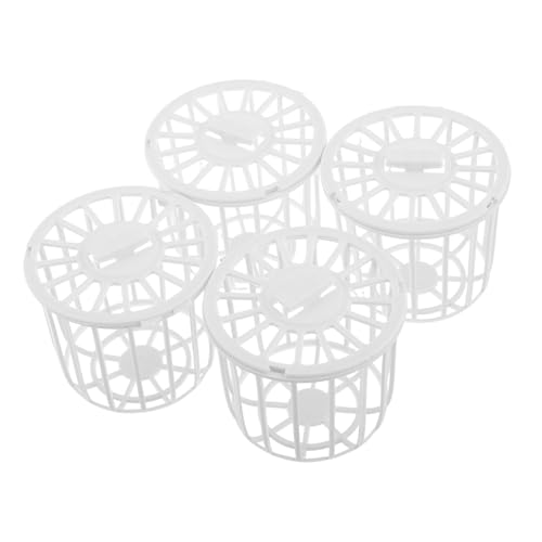 FIXOSHEE 4pcs Vogelnest Für Käfig Flossen Plastik Vogel Nist Box Finch Zucht Nest Kanarische Käfig Vogel Hütte Vogel Nistmaterial Vogel Käfigzubehör von FIXOSHEE