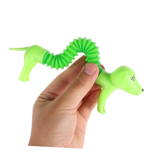 FIXOSHEE 5 Stück Teiliges Dehnbares Hundespielzeug Interaktives Pop Tube mit Niedlichen Tiermotiven Langlebig und Wiederverwendbar Stressreduzierendes Ziehspielzeug für Beschäftigung und von FIXOSHEE