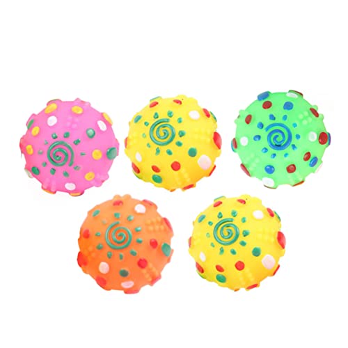 FIXOSHEE 5 Stück Teiliges Hundespielzeug Kreativer Geräuschball für Haustiere Bissfestes Material Zufällige Farben Kauen Langeweile und Zerstörungsverhalten Zufällige Farbe Zufällige Farbe FIXOSHEE 5 Stück Teiliges Hundespielzeug Kreativer Geräuschball für Haustiere Bissfestes Material Zufällige Farben Kauen Langeweile und Zerstörungsverhalten Zufällige Farbe Zufällige Farbe von FIXOSHEE