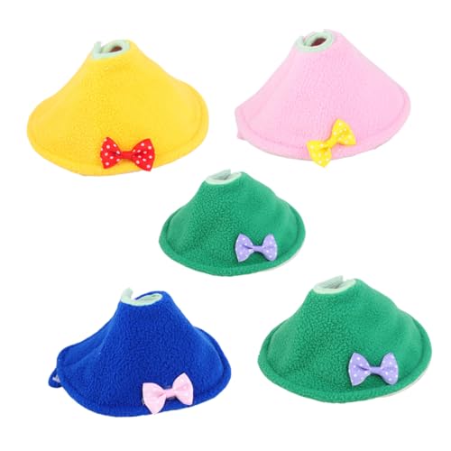 FIXOSHEE 5 Stück Teiliges Parrot Collar Atmungsaktive Langlebige Anti Biss Halskrause für Papageien und Wellensittiche Modischer Schutzkragen mit Buntem Design Einfach Anzulegen für FIXOSHEE 5 Stück Teiliges Parrot Collar Atmungsaktive Langlebige Anti Biss Halskrause für Papageien und Wellensittiche Modischer Schutzkragen mit Buntem Design Einfach Anzulegen für von FIXOSHEE