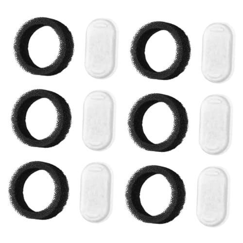 FIXOSHEE 6 Sätze Ersatzfilter für Haustier Wasserbrunnen Sicherer Filtereinsatz für Katzen Trinkbrunnen Einfache Installation Effektive Filtration von Haaren und Schmutz Geeignet für FIXOSHEE 6 Sätze Ersatzfilter für Haustier Wasserbrunnen Sicherer Filtereinsatz für Katzen Trinkbrunnen Einfache Installation Effektive Filtration von Haaren und Schmutz Geeignet für von FIXOSHEE