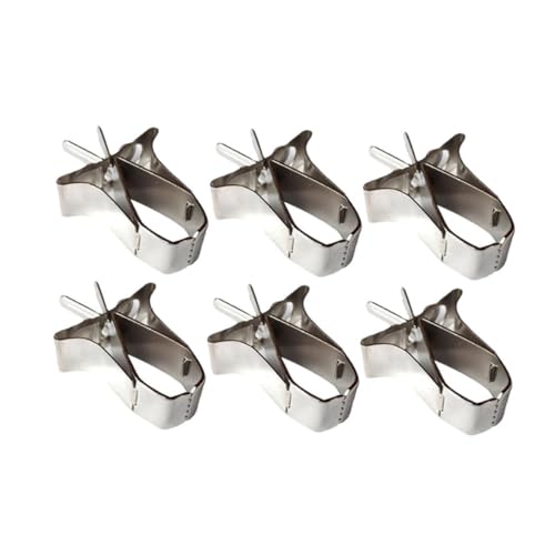 FIXOSHEE 6 Stück Edelstahl Multifunktionale Futterclips für Vögel und Kleintiere Langlebig Einfach zu Befestigen für Obst und Gemüse im Käfig Wiederverwendbare Praktische Halterungen FIXOSHEE 6 Stück Edelstahl Multifunktionale Futterclips für Vögel und Kleintiere Langlebig Einfach zu Befestigen für Obst und Gemüse im Käfig Wiederverwendbare Praktische Halterungen von FIXOSHEE