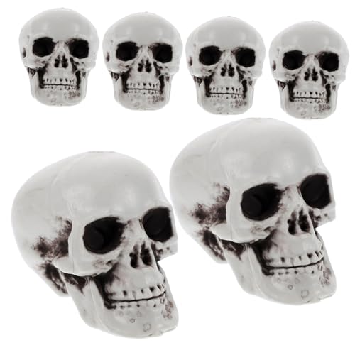 FIXOSHEE 6 Stück Harz Kunsthandwerk Ornamente Halloween Dekorationen Aquarium Topf Dekoration 4 Stück Neuer Nr 17 Eierkopf Halloween Menschenschädel Modell FIXOSHEE 6 Stück Harz Kunsthandwerk Ornamente Halloween Dekorationen Aquarium Topf Dekoration 4 Stück Neuer Nr 17 Eierkopf Halloween Menschenschädel Modell von FIXOSHEE