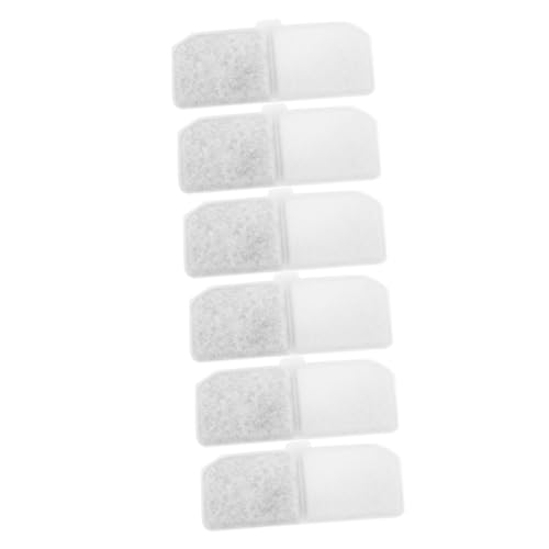 FIXOSHEE 6 Stück Teiliges Ersatzfilter Haustier wasserspender Aktivkohle Schwammfilter für Katzenbrunnen Verbessert Wasserqualität Gesundes Trinken Kompatibel mit Gängigen FIXOSHEE 6 Stück Teiliges Ersatzfilter Haustier wasserspender Aktivkohle Schwammfilter für Katzenbrunnen Verbessert Wasserqualität Gesundes Trinken Kompatibel mit Gängigen von FIXOSHEE