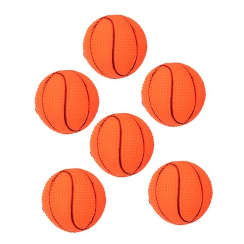 FIXOSHEE 6Stücke Quietschendes Kaubasketballspielzeug für Welpen Interaktives Bewegung und Training mit Quietscher für Stundenlangen Spaß und Unterhaltung FIXOSHEE 6Stücke Quietschendes Kaubasketballspielzeug für Welpen Interaktives Bewegung und Training mit Quietscher für Stundenlangen Spaß und Unterhaltung von FIXOSHEE