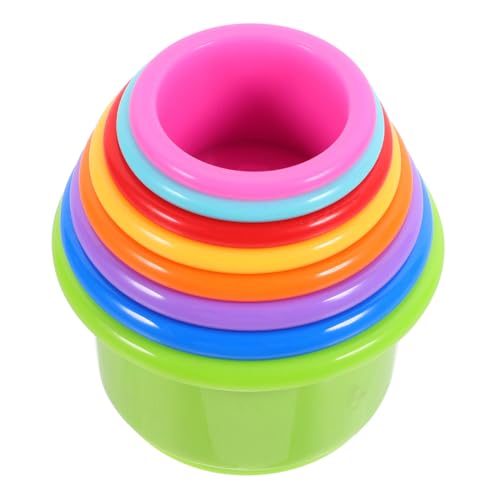 FIXOSHEE 8 Stück Teiliges Kaninchen Futterbecher aus Lebensmittelechtem Kunststoff Stapelbare Interaktive Snackbecher für Hasen und Kleintiere Spielerisches Versteckspiel Wiederverwendbar von FIXOSHEE