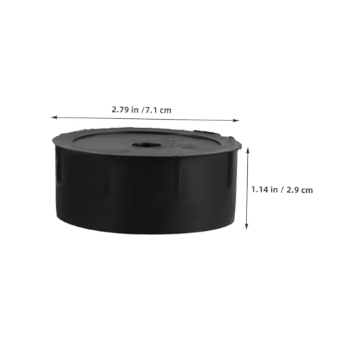 FIXOSHEE 8 Stück Teiliges Schwarze Kunststoff Plug für DIY Katzenkratzbaum Zubehör Schnelle Langlebige Ersatzteile für Kratzpfosten Reparatur und Stabilitätsteigerung von FIXOSHEE