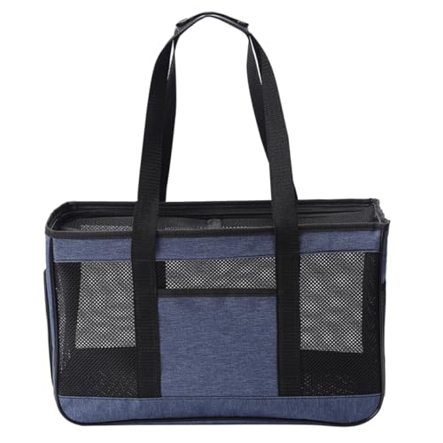 FIXOSHEE Atmungsaktive Pet Travel Tragetasche aus Oxford Leichte Faltbare Transporttasche für Katzen und Kleine Hunde mit Verstellbarem Schultergurt für Outdoor und Reisen von FIXOSHEE