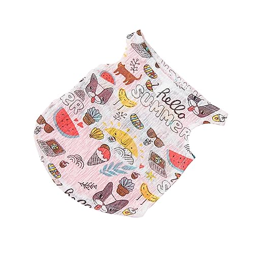 FIXOSHEE Atmungsaktive Sommer Haustierweste Modischem Print Leichte Hundeweste für Kleine Hunde und Katzen Bequemes Sommerkleidungsstück für Outdoor FIXOSHEE Atmungsaktive Sommer Haustierweste Modischem Print Leichte Hundeweste für Kleine Hunde und Katzen Bequemes Sommerkleidungsstück für Outdoor von FIXOSHEE