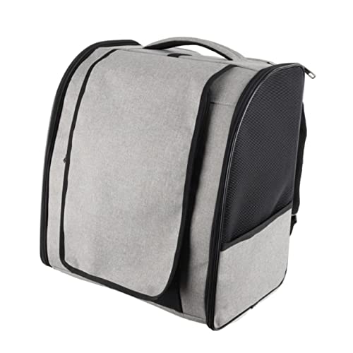 FIXOSHEE Atmungsaktiver Haustier Rucksack aus Oxford Katzen Tragetasche mit Verstellbaren Schultergurten und Atmungsaktivem Mesh Design für Reisen von FIXOSHEE