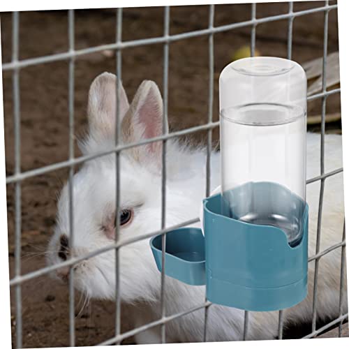 FIXOSHEE Automatischer Hängender Haustier Wasserspender für Hunde und Katzen Auslaufsichere Trinkflasche mit Großem Fassungsvermögen Einfache Stabile Befestigung Am Käfig Geeignet für von FIXOSHEE