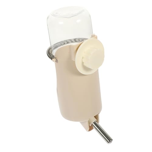 FIXOSHEE Automatischer Hamster Wasserspender mit Aufhängung Auslaufsicherer Trinkflaschenspender für Kaninchen Meerschweinchen Haustiere Tragbarer Wasserbehälter für Katzen und Hunde Beige FIXOSHEE Automatischer Hamster Wasserspender mit Aufhängung Auslaufsicherer Trinkflaschenspender für Kaninchen Meerschweinchen Haustiere Tragbarer Wasserbehälter für Katzen und Hunde Beige von FIXOSHEE