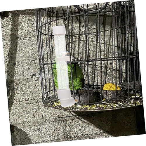 FIXOSHEE Automatischer Vogeltrog Wasserspender aus Langlebigem Hängender Trinkbehälter für Papageien Wellensittiche und Tauben Sicheres Auslaufsicheres Wasserhalter für Kleine und Mittlere FIXOSHEE Automatischer Vogeltrog Wasserspender aus Langlebigem Hängender Trinkbehälter für Papageien Wellensittiche und Tauben Sicheres Auslaufsicheres Wasserhalter für Kleine und Mittlere von FIXOSHEE
