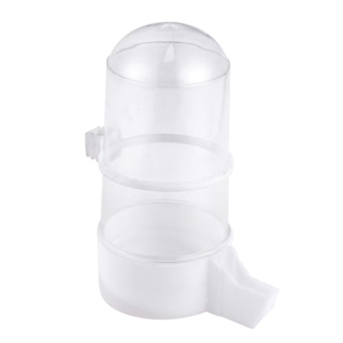 FIXOSHEE Automatischer Wasserspender für Vögel Hängende Trinkflasche aus Umweltfreundlichem Kunststoff mit Stabilem Halter für Kleine Haustiere Vogelkäfig Reise und Zuhause von FIXOSHEE
