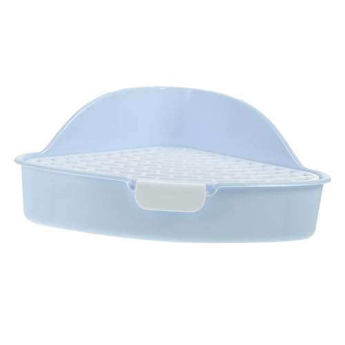 FIXOSHEE Ecktoilette für Kleintiere Eck Kaninchentoilette mit Abnehmbarem Leicht zu Reinigen rutschfest Geeignet für Kaninchen Meerschweinchen Frettchen und Andere Haustiere Blau FIXOSHEE Ecktoilette für Kleintiere Eck Kaninchentoilette mit Abnehmbarem Leicht zu Reinigen rutschfest Geeignet für Kaninchen Meerschweinchen Frettchen und Andere Haustiere Blau von FIXOSHEE