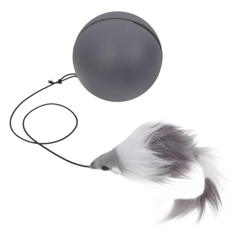 FIXOSHEE Elektrischer Interaktiver Katzenball mit Beweglicher Maus Batteriebetrieben Robust und Fördert Spielerische Bindung zwischen Katze und Besitzer Automatisches Katzenspielzeug für FIXOSHEE Elektrischer Interaktiver Katzenball mit Beweglicher Maus Batteriebetrieben Robust und Fördert Spielerische Bindung zwischen Katze und Besitzer Automatisches Katzenspielzeug für von FIXOSHEE