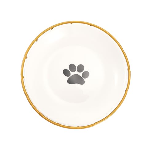 FIXOSHEE Erhöhter Keramikteller für Katzen und Kleine Hunde mit Metallstand Teiliges Set für Komfortables Fresserlebnis rutschfest und Leicht zu Reinigen FIXOSHEE Erhöhter Keramikteller für Katzen und Kleine Hunde mit Metallstand Teiliges Set für Komfortables Fresserlebnis rutschfest und Leicht zu Reinigen von FIXOSHEE