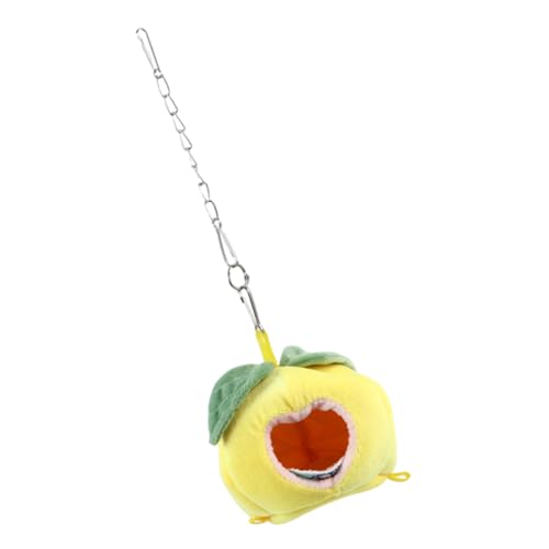FIXOSHEE Hängende Hamster-Hängematte hamsterbett hamsterzubehör Hamster zubehör Hamster Baumwollhängematte Plüsch Hamster Hängebett kuscheln Katzenhängematte für Käfig Hamster-Zubehör Stoff von FIXOSHEE