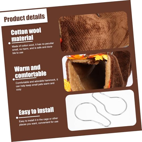 FIXOSHEE Hängender Hamster Kuscheltunnel aus Atmungsaktivem Verschleißfestem Material Weicher Haustier Spieltunnel für Meerschweinchen Frettchen und Kleine Nager Langlebig und Leicht zu von FIXOSHEE