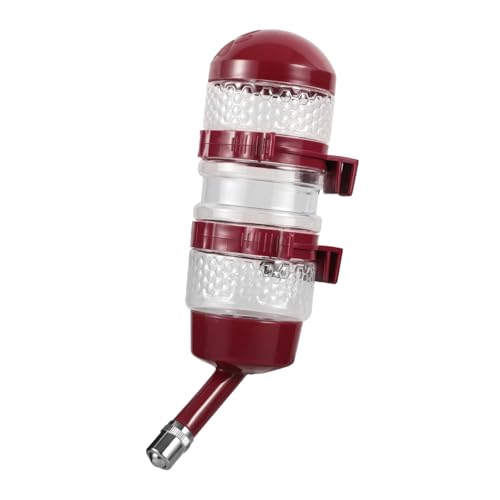 FIXOSHEE Hängender Haustier wasserspender für Käfige Automatische Wasserflasche mit Sichtfenster Einfache Anbringung Komfortabler Trinkwinkel Geeignet für Kleine Hunde und Katzen von FIXOSHEE