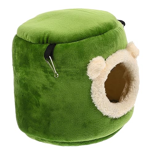FIXOSHEE Hängendes Hamsterhaus aus Hochwertigem Material Bequeme Chinchilla Hängematte Empfindliche Hamsterhütte für Sicheren Schlaf und Spielspaß von FIXOSHEE