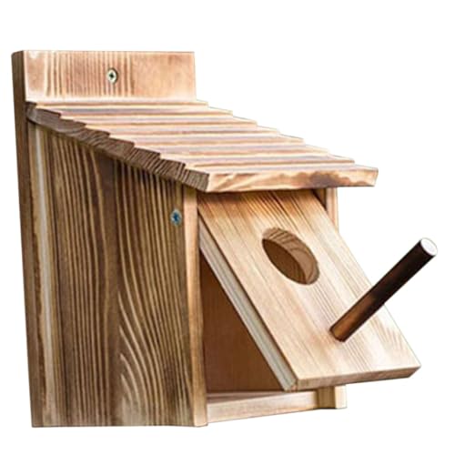 FIXOSHEE Hängendes Vogelhaus aus Holz Dekoratives Nest für Garten für Kleine Wie Papageien und Atmungsaktiv Langlebig FIXOSHEE Hängendes Vogelhaus aus Holz Dekoratives Nest für Garten für Kleine Wie Papageien und Atmungsaktiv Langlebig von FIXOSHEE