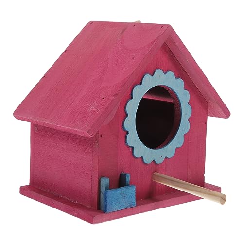 FIXOSHEE Hängendes Vogelhaus aus Holz Dekoratives Nistkästen für Garten und Kreatives und Langlebiges Design für Wildvögel FIXOSHEE Hängendes Vogelhaus aus Holz Dekoratives Nistkästen für Garten und Kreatives und Langlebiges Design für Wildvögel von FIXOSHEE