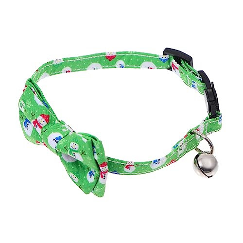 FIXOSHEE Halsband ausstecher Rentier Kitten Bowtie nesthäckchen Glocke Kid e Cats Katze Weihnachtsfliege Santa Krawatte reflektierende Katze Haustier Krawatten Pet-Bogen-Kette Plastik Green FIXOSHEE Halsband ausstecher Rentier Kitten Bowtie nesthäckchen Glocke Kid e Cats Katze Weihnachtsfliege Santa Krawatte reflektierende Katze Haustier Krawatten Pet-Bogen-Kette Plastik Green von FIXOSHEE
