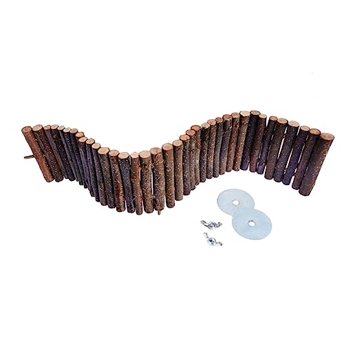 FIXOSHEE Hamster Kletterleiter Holz Kaubeständiges Kleintierspielzeug Hängende Brücke für Mäuse und Kleine Nager Haustierzubehör Robust und Sicher FIXOSHEE Hamster Kletterleiter Holz Kaubeständiges Kleintierspielzeug Hängende Brücke für Mäuse und Kleine Nager Haustierzubehör Robust und Sicher von FIXOSHEE