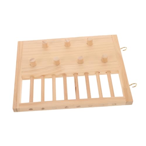 FIXOSHEE Hamsterleiter aus Holz für Chinchillas Kleintiere Kletterbrett Spielzeug Leicht zu Montieren Sicher und Tragbar für Hamster Rennmäuse Ratten von FIXOSHEE