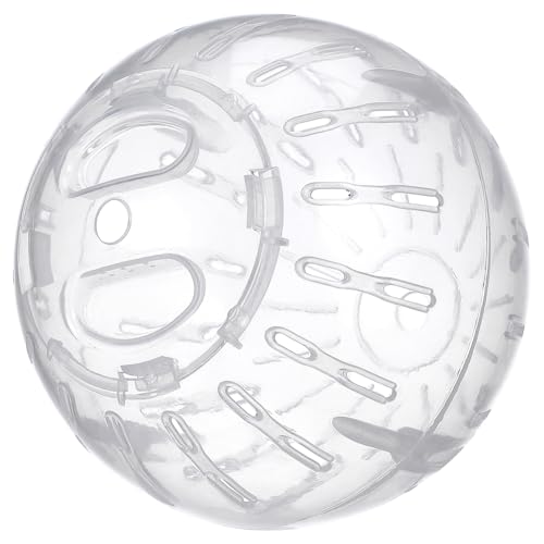 FIXOSHEE Hamster Laufball Kleiner Transparenter Übungsball für Haustiere Abnehmbar Reinigen mit Belüftungslöchern für Optimale Luftzirkulation für Hamster von FIXOSHEE