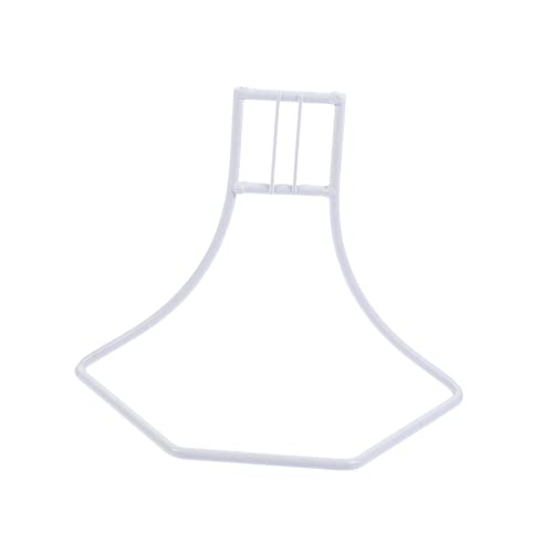 FIXOSHEE Hamster Laufrad Halter aus Hochwertigem Eisen Stabiles Geräuscharmes Laufspielzeug Gestell Installieren Geeignet für Kleintiere Weißer Kleintier Laufrad Ständer von FIXOSHEE