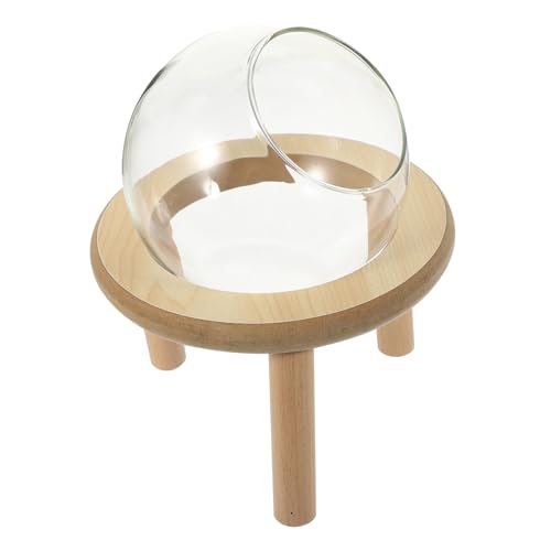 FIXOSHEE Hamster Sandbad Behälter Wasserdichtes Verschleißfestes Kleintier Bad Zubehör für Hamster und Chinchilla Multifunktional als Schlafhöhle und Futterstelle Transparentes von FIXOSHEE