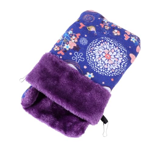 FIXOSHEE Hamster Schlafsack Warmes Baumwollbett Kleintier Kuschelhöhle Winterwarm Plüschbett für Hamster und Kleine Haustiere Geeignet von FIXOSHEE