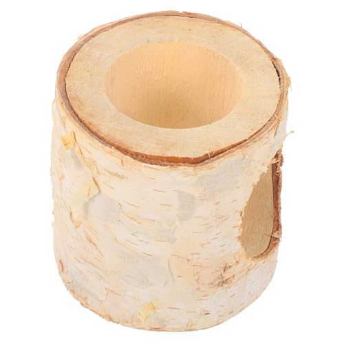 FIXOSHEE Hamster Versteck aus Natürlichem Birkenholz Tunnel Hideout für Zwerghamster Kleintiere Meerschweinchen Versteck Höhle zum Klettern und Verstecken FIXOSHEE Hamster Versteck aus Natürlichem Birkenholz Tunnel Hideout für Zwerghamster Kleintiere Meerschweinchen Versteck Höhle zum Klettern und Verstecken von FIXOSHEE