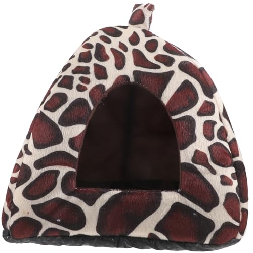 FIXOSHEE Leopard Print Hamsterhaus Schlafnest Für Hamster Und Chinchillas Bequemes Versteck Für Und Außenbereich Installieren Wärmeisolierung Für Kleine Haustiere FIXOSHEE Leopard Print Hamsterhaus Schlafnest Für Hamster Und Chinchillas Bequemes Versteck Für Und Außenbereich Installieren Wärmeisolierung Für Kleine Haustiere von FIXOSHEE
