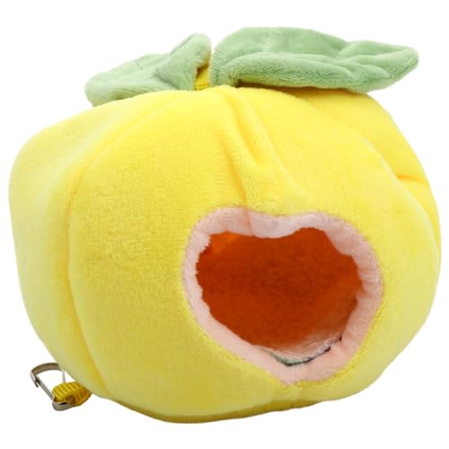 FIXOSHEE Hamsterkäfignest mit Fruchtigem Design Warmes Schlafzubehör für Hamster Bequem und Waschbar und Ausruhen Portable Hängematte für Kleine Haustiere von FIXOSHEE