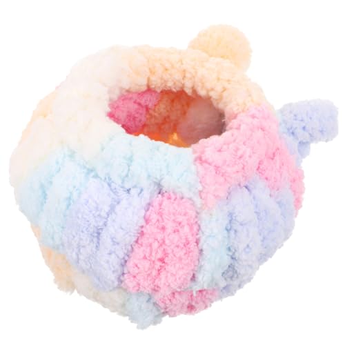 FIXOSHEE Hamsternest Kaninchenhaus Einstreu Für Stall Kleintiere Meerschweinchen Weiche Gemütliche Hamsterhöhle Haustierbetten Schweineversteck Warmes Hamsterbett Chinchilla von FIXOSHEE