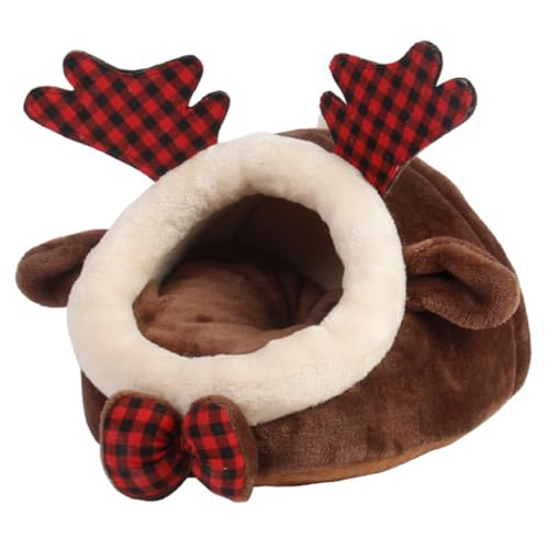 FIXOSHEE Hamsternest Plüsch Hamsterhaus Haustierbetten Für Kaninchen -häschen-Spielzeug Meerschweinchenhaus Katzenbett Zelt Katzenhütte Aus Baumwolle Hund Warm Kuscheln Coffee Flanell FIXOSHEE Hamsternest Plüsch Hamsterhaus Haustierbetten Für Kaninchen -häschen-Spielzeug Meerschweinchenhaus Katzenbett Zelt Katzenhütte Aus Baumwolle Hund Warm Kuscheln Coffee Flanell von FIXOSHEE