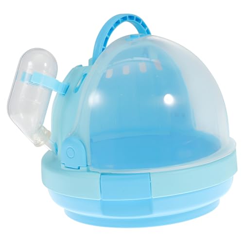 FIXOSHEE Handlicher Outdoor Hamsterkäfig Tragbare Hamster Transportbox Atmungsaktiv Leicht Für Ausflüge Camping Reisen von FIXOSHEE
