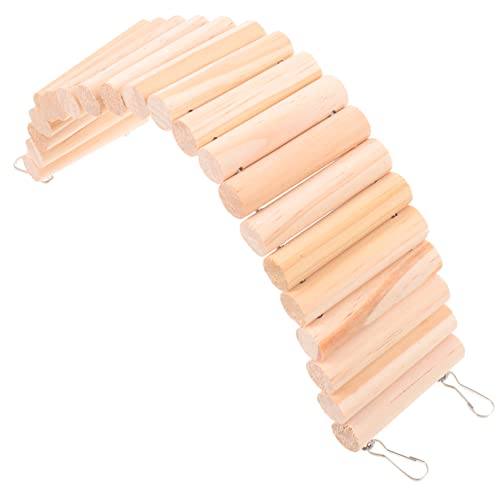 FIXOSHEE Haustier Kletterleiter aus Holz für Hamster und Meerschweinchen Lange Treppe Sicheres Geruch für Kleine Haustiere Fördert und Bewegung FIXOSHEE Haustier Kletterleiter aus Holz für Hamster und Meerschweinchen Lange Treppe Sicheres Geruch für Kleine Haustiere Fördert und Bewegung von FIXOSHEE