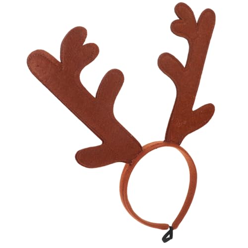 FIXOSHEE Haustier Stirnband Weihnachtshirsch Kostüm Zubehör Weihnachten Weihnachtshaarzubehör Party Ups Dekorationen Geweih Kopfbedeckung Elch Hörner Weihnachtshut Thema Plüsch Hellbraun FIXOSHEE Haustier Stirnband Weihnachtshirsch Kostüm Zubehör Weihnachten Weihnachtshaarzubehör Party Ups Dekorationen Geweih Kopfbedeckung Elch Hörner Weihnachtshut Thema Plüsch Hellbraun von FIXOSHEE