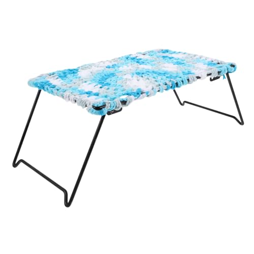 FIXOSHEE Haustierbett pet Bed haustierfeldbett petbett Reptilienhängematte Bartagamen Schlafbett Kaninchen mit Haube Gecko-Essen Zwerg Haustierbedarf Reptil Haustierspielzeug Eisenrahmen von FIXOSHEE